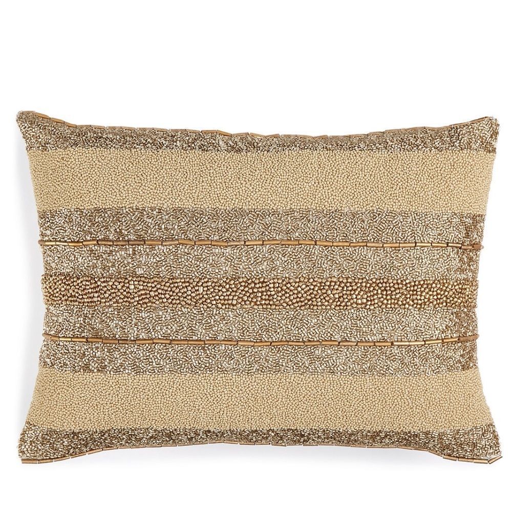 Gatsby bead decorative pillow